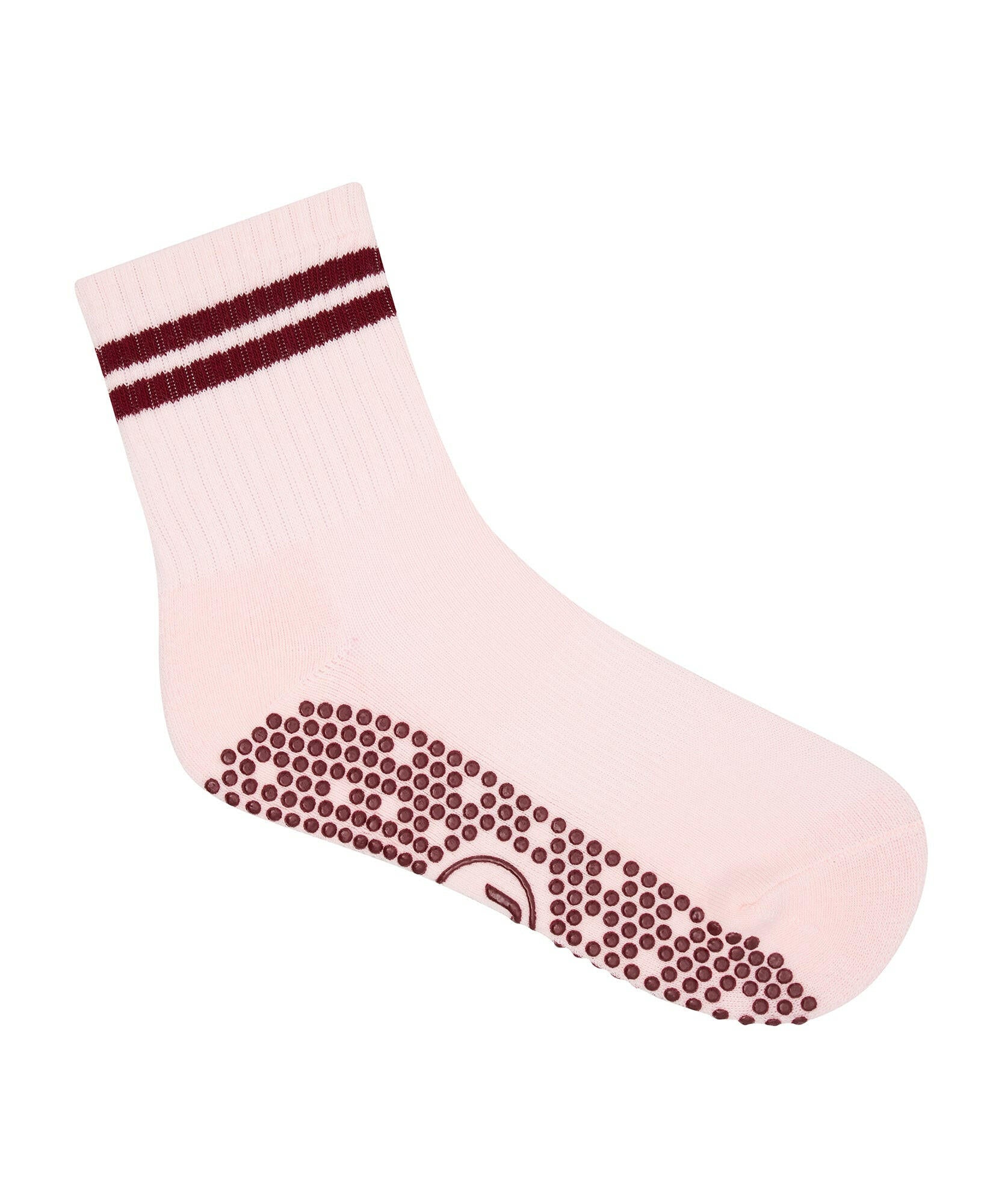 Crew Non Slip Grip Socks - Sweetheart Stripes.