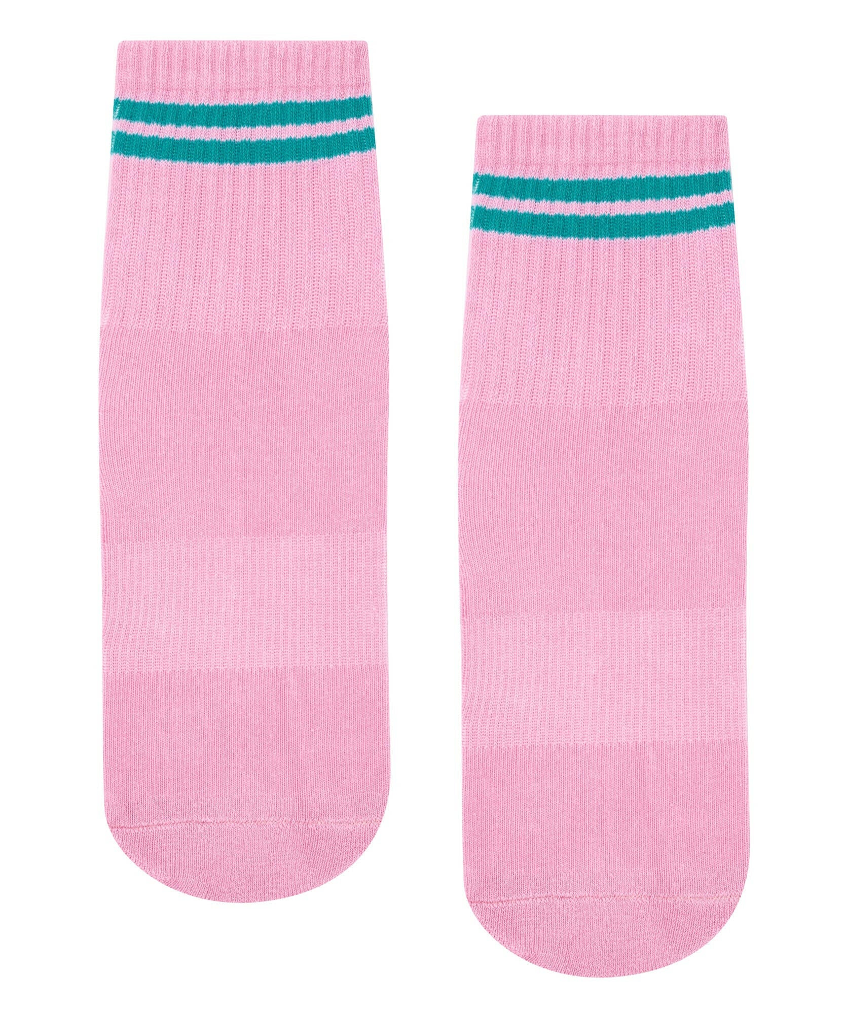 Crew Non Slip Grip Socks - Sorbet Pink Stripe