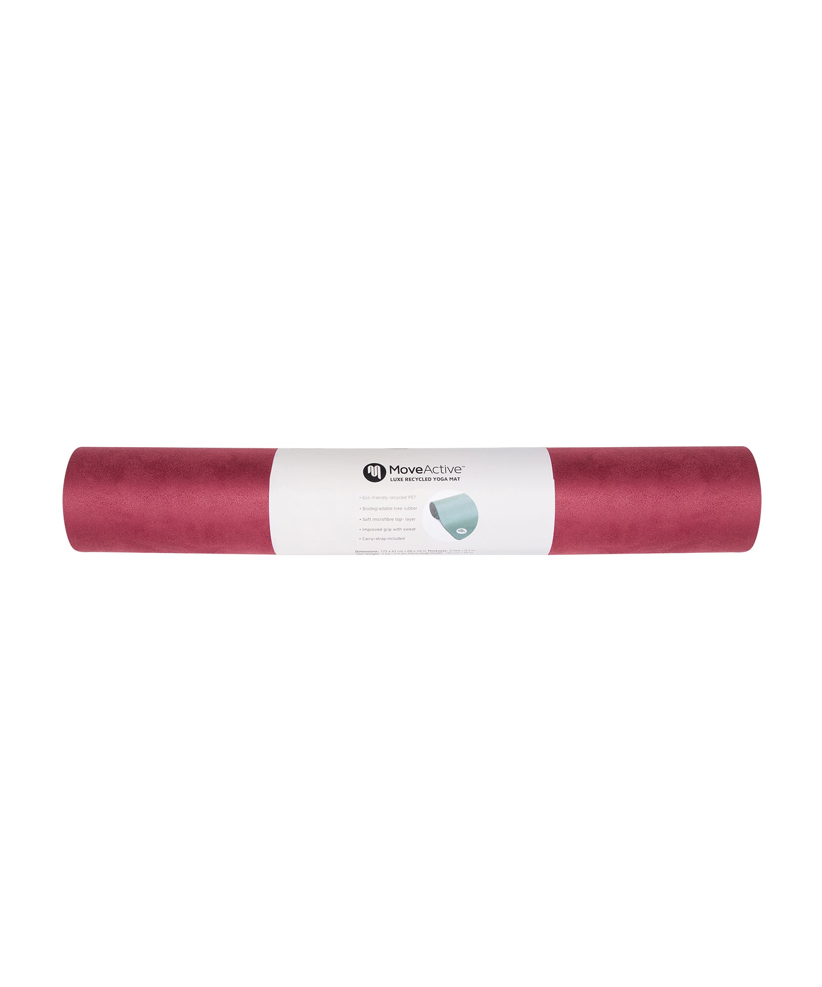 Luxe Recycled Yoga Mat - Crimson Dream