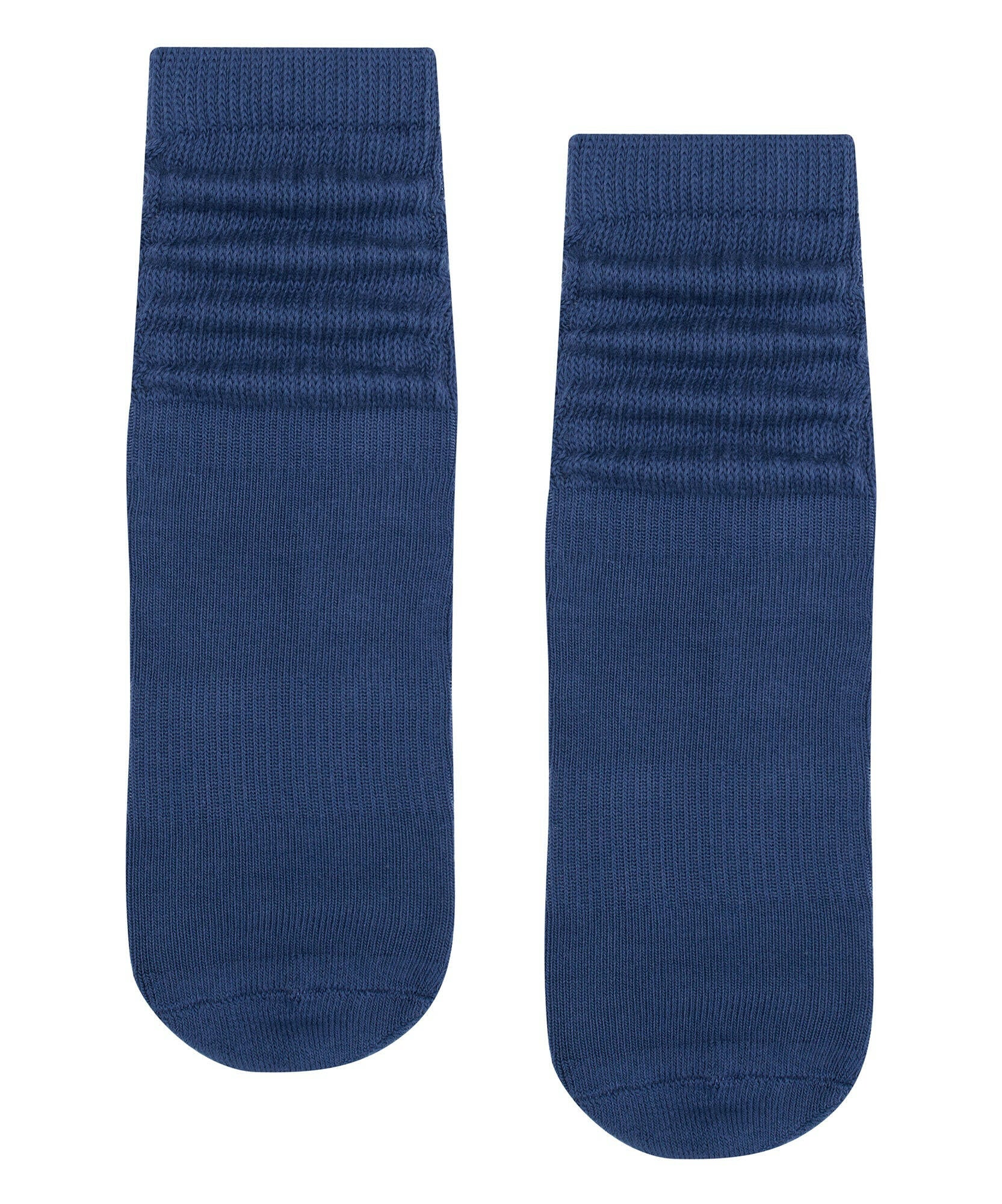 Scrunch Non Slip Grip Socks - Denim Blue