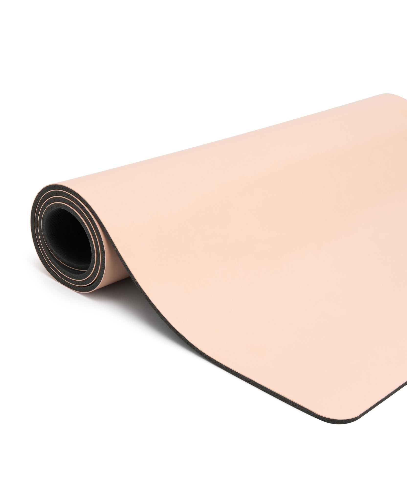 Vegan Leather Curved Studio Mat - Soft Pink 6mm