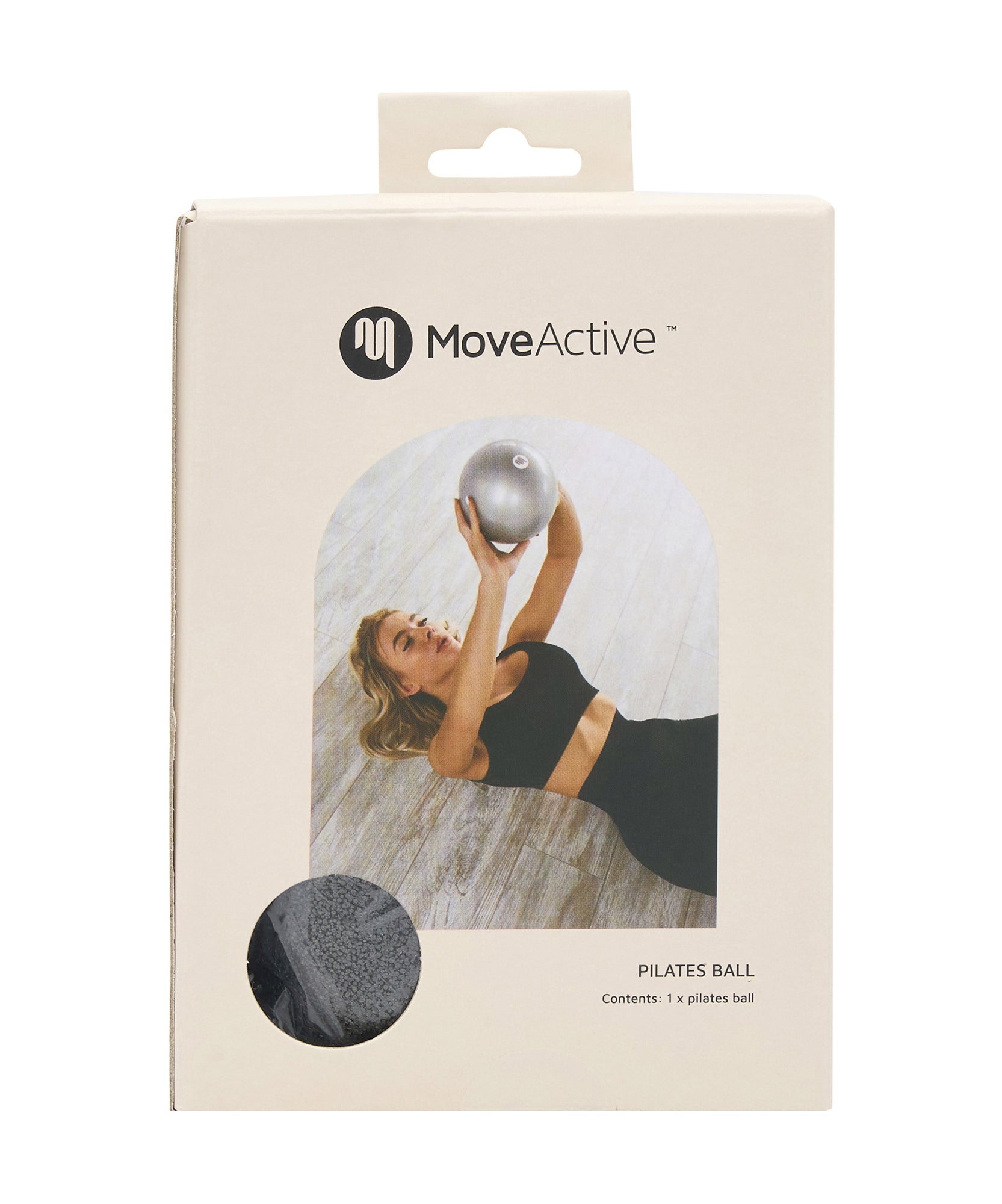 20-22cm Pilates Ball - Black