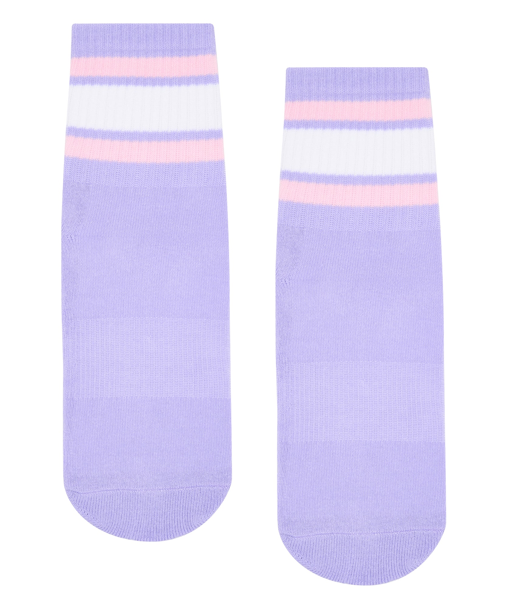 Crew Non Slip Grip Socks - Purple Rain Stripe