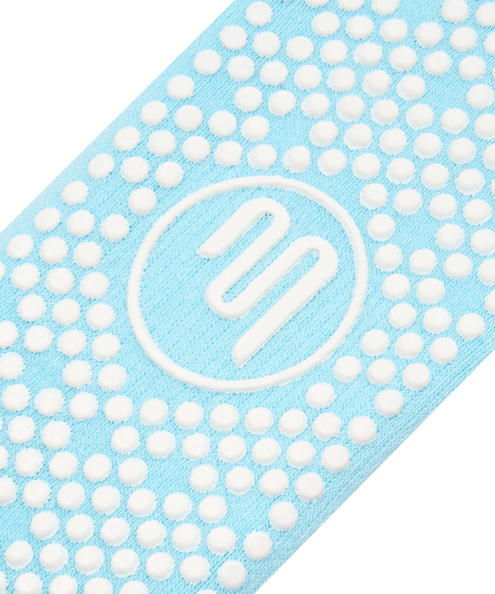 Crew Non Slip Grip Socks - Power Moves Icy-Blue