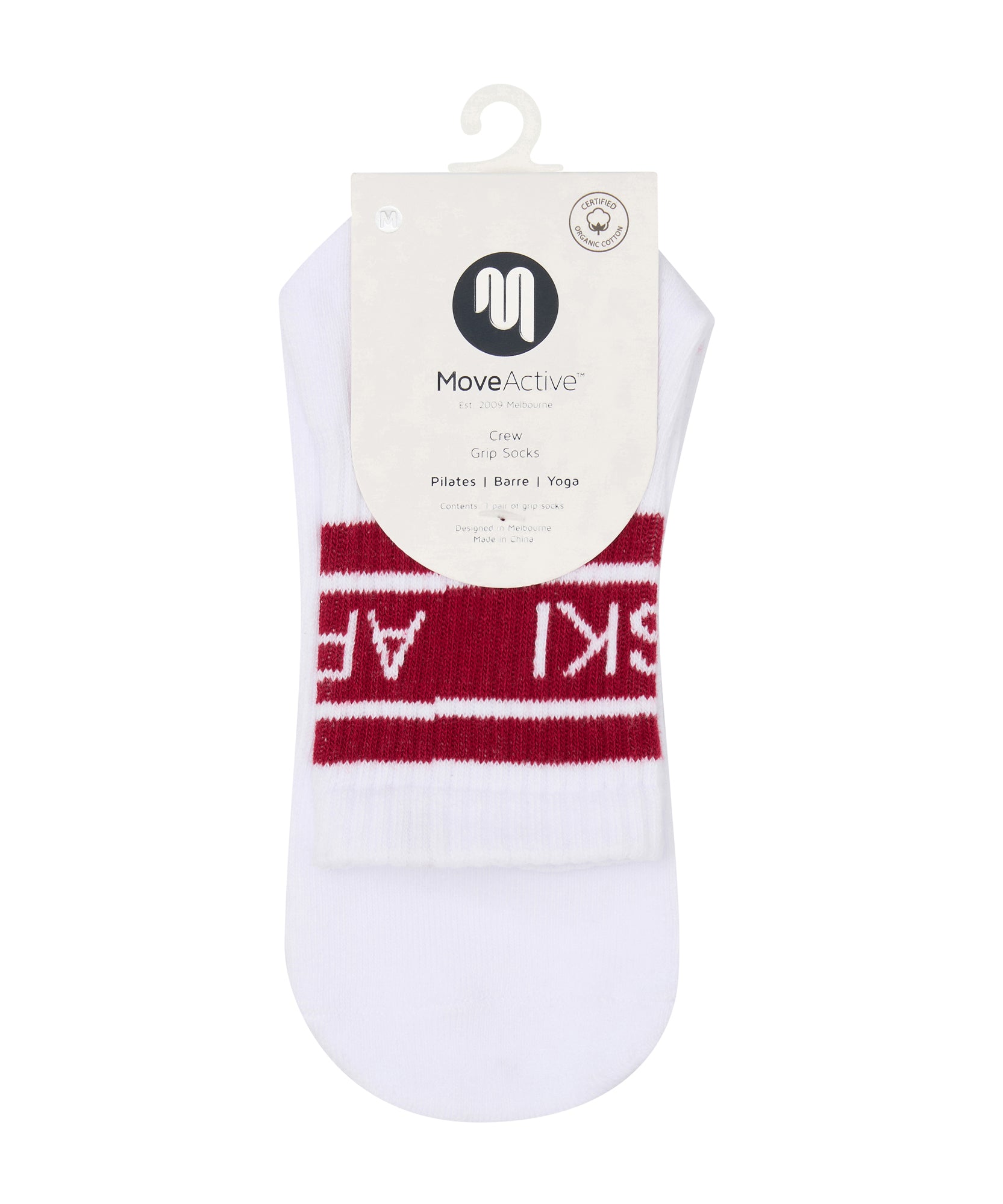 Crew Non Slip Grip Socks - Après Ski Stripe