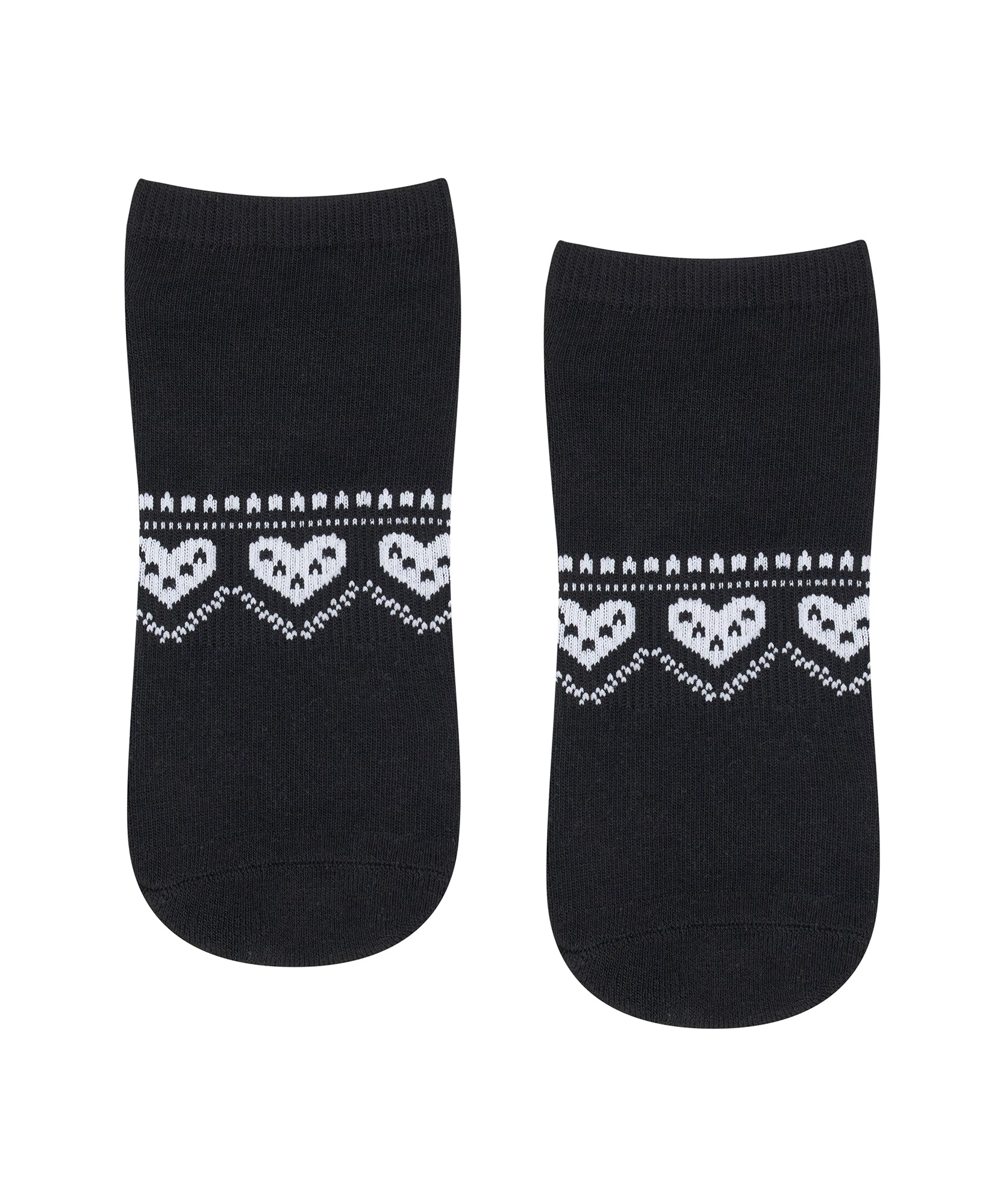 Classic Low Rise Grip Socks | Alpine Heart Midnight | MoveActive