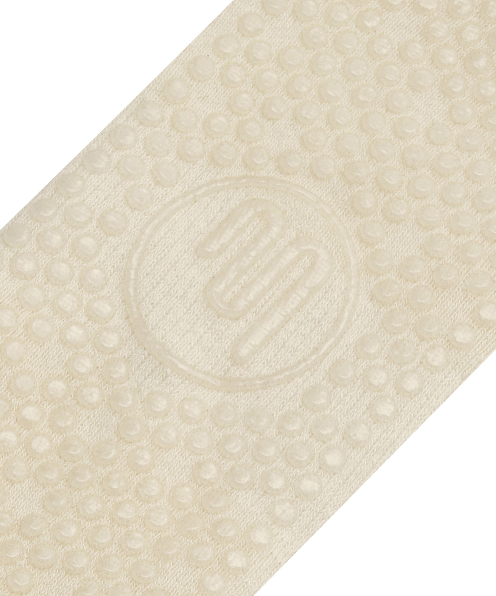 Crew Non Slip Grip Socks - Heart Ruffle Oat