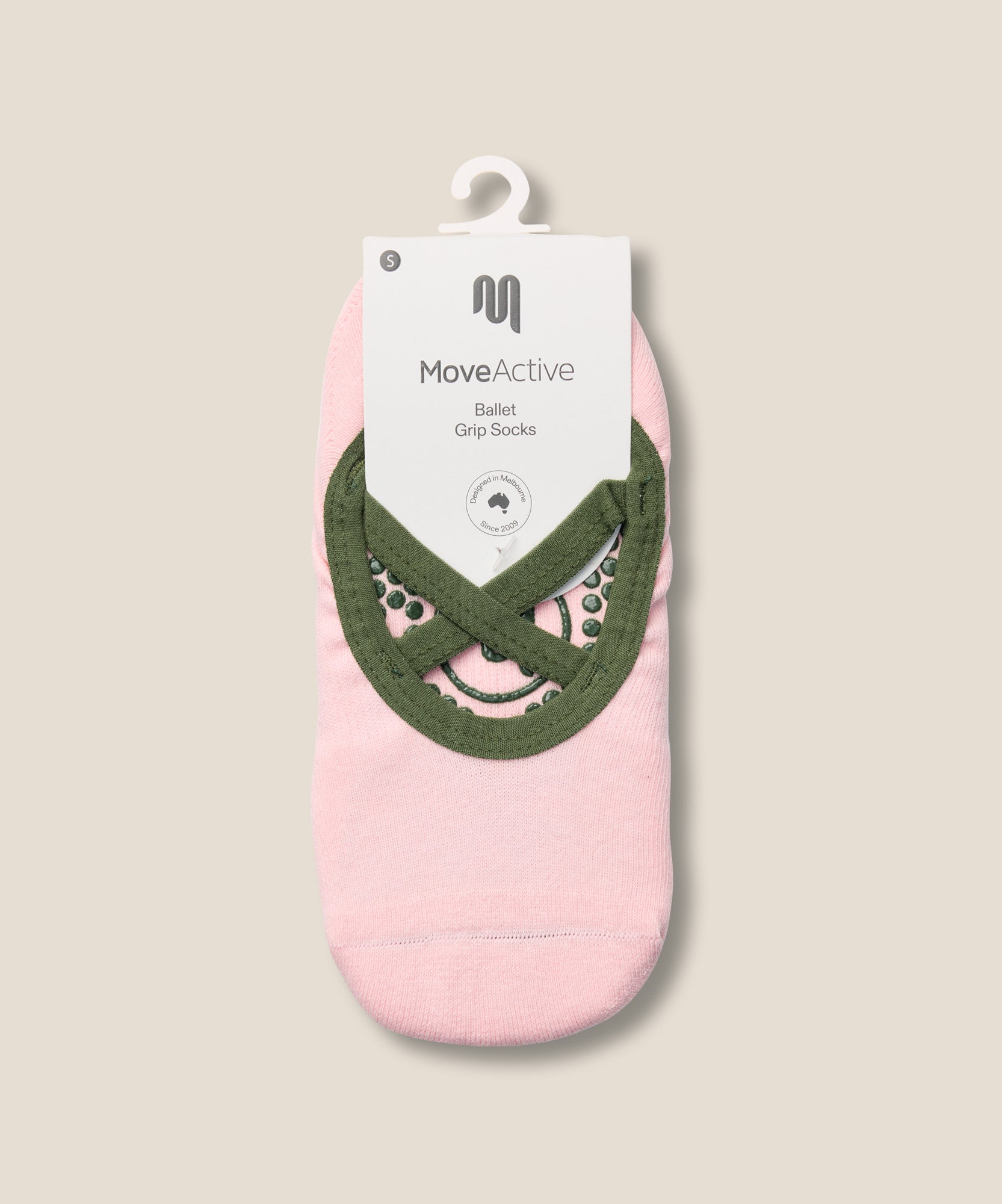 Ballet Grip Socks - Petal Pine