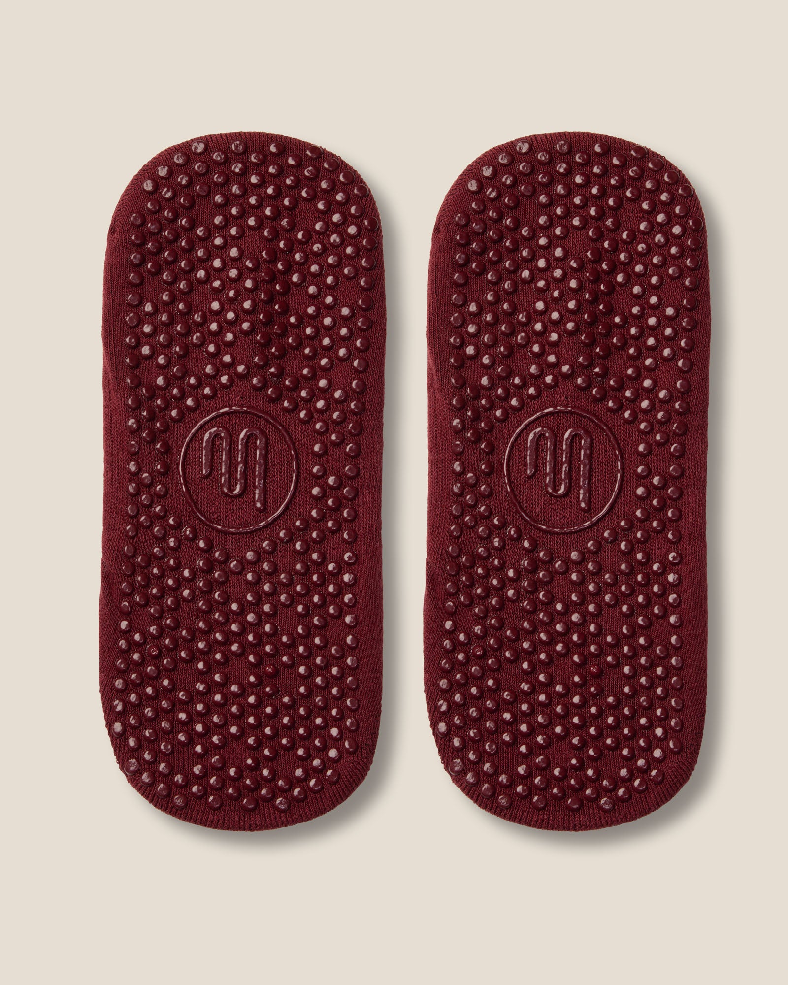 Ballet Grip Socks - Cabernet