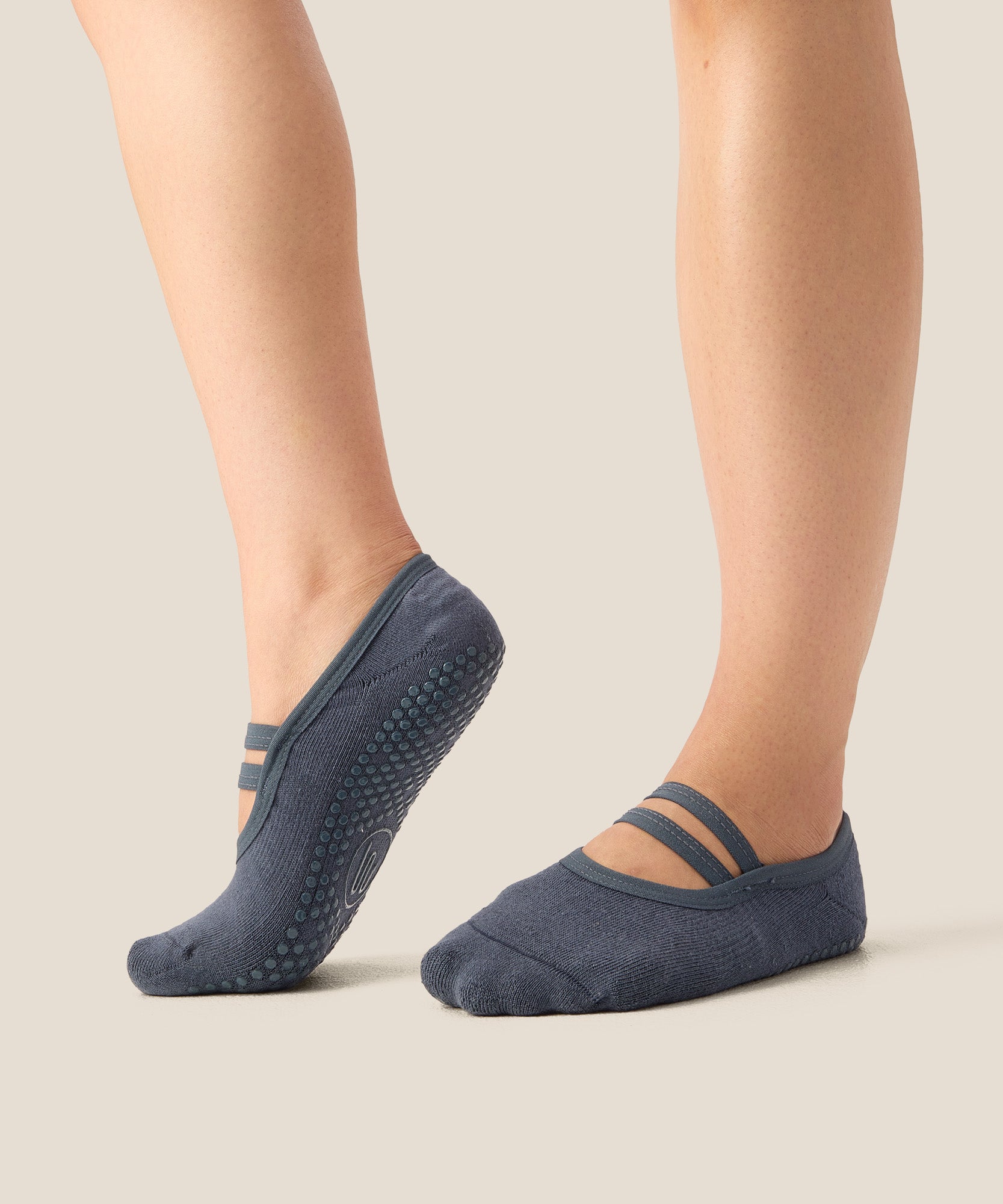 Ballet Grip Socks - French Navy