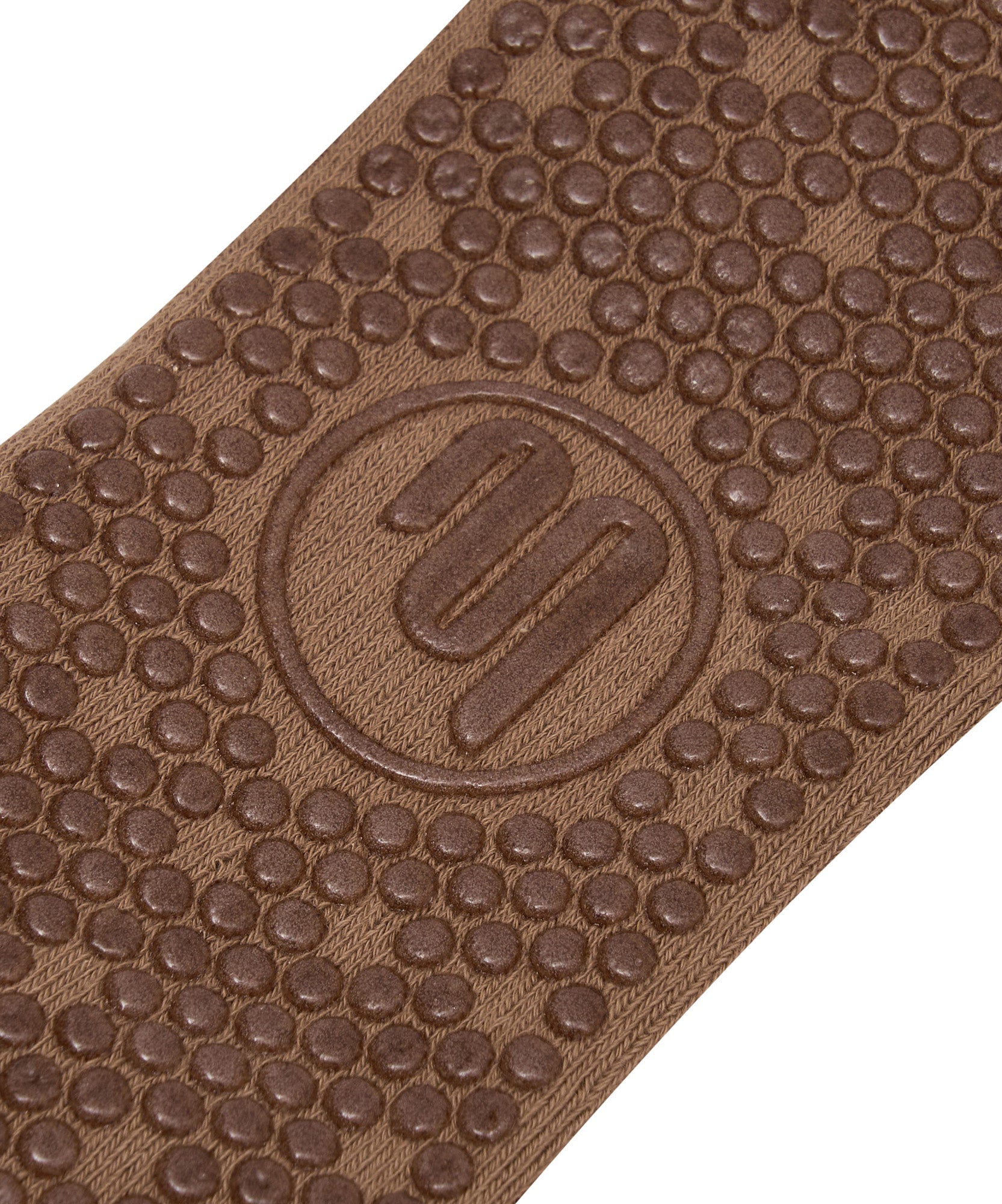 Classic Low Rise Grip Socks - Bark Brown.