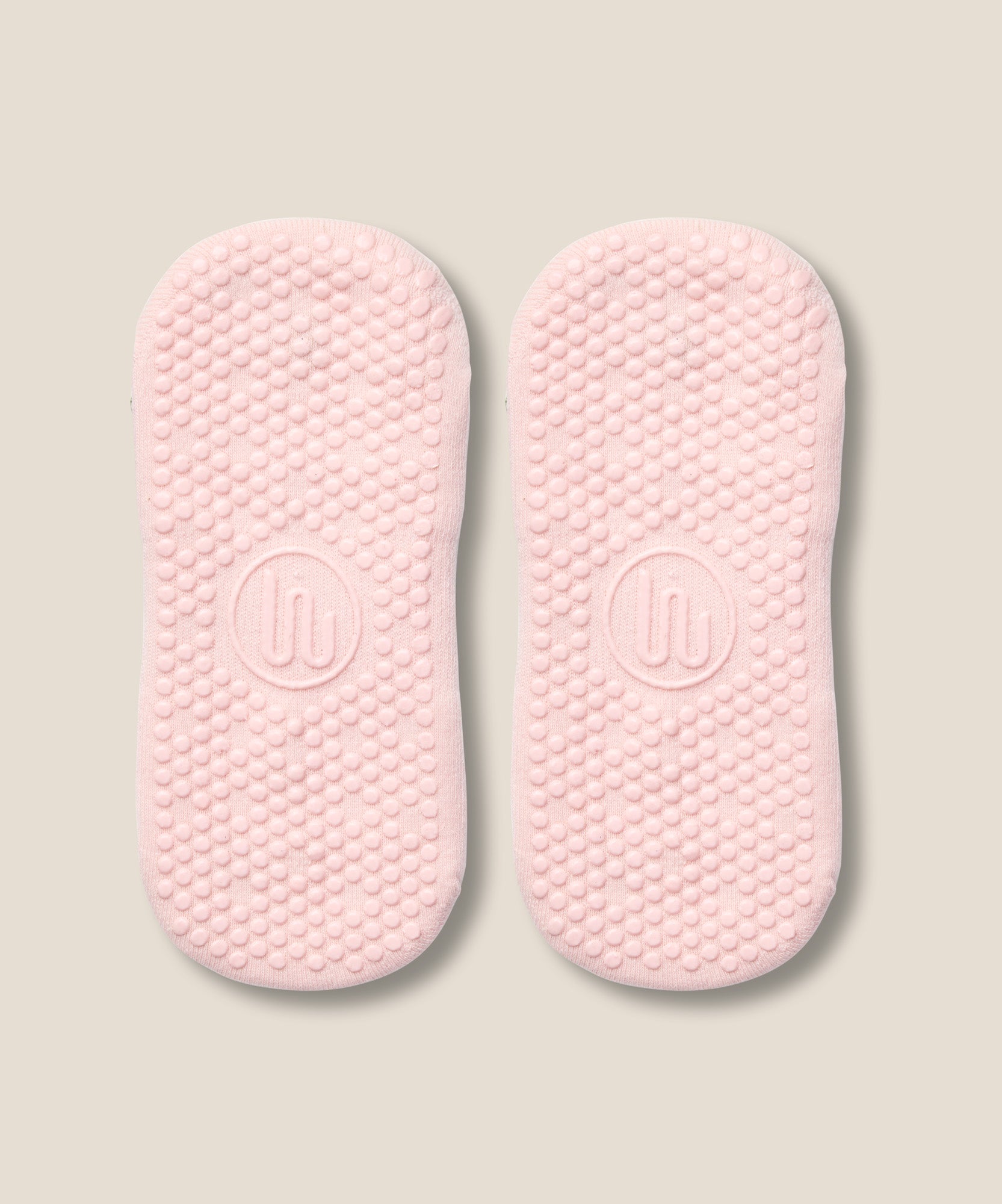 Low Rise Grip Socks - Ruffle Blush