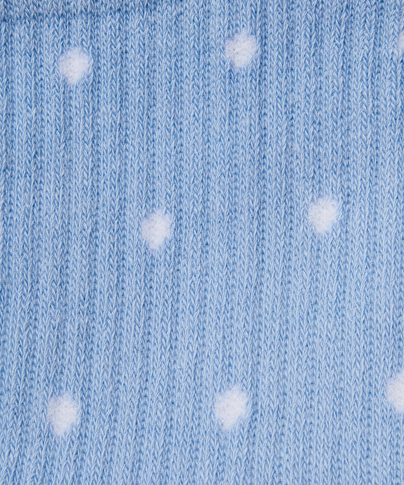 Crew Non Slip Grip Socks - Powder Blue Polka Dots
