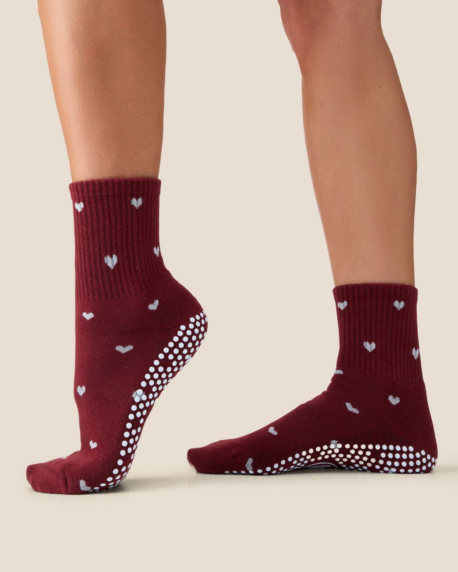 Crew Grip Socks - Love Me Cabernet