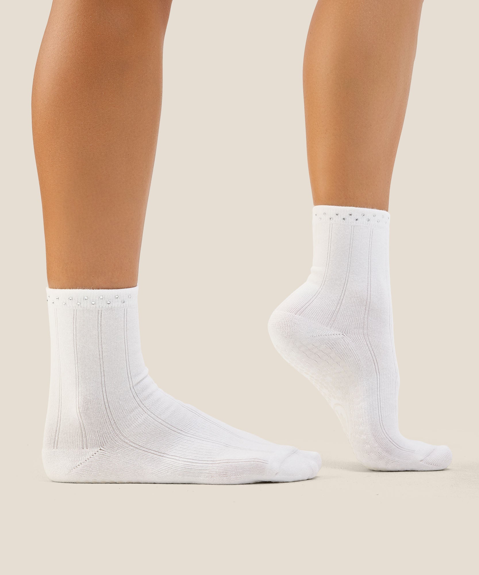 Crew Grip Socks - Gem Ivory
