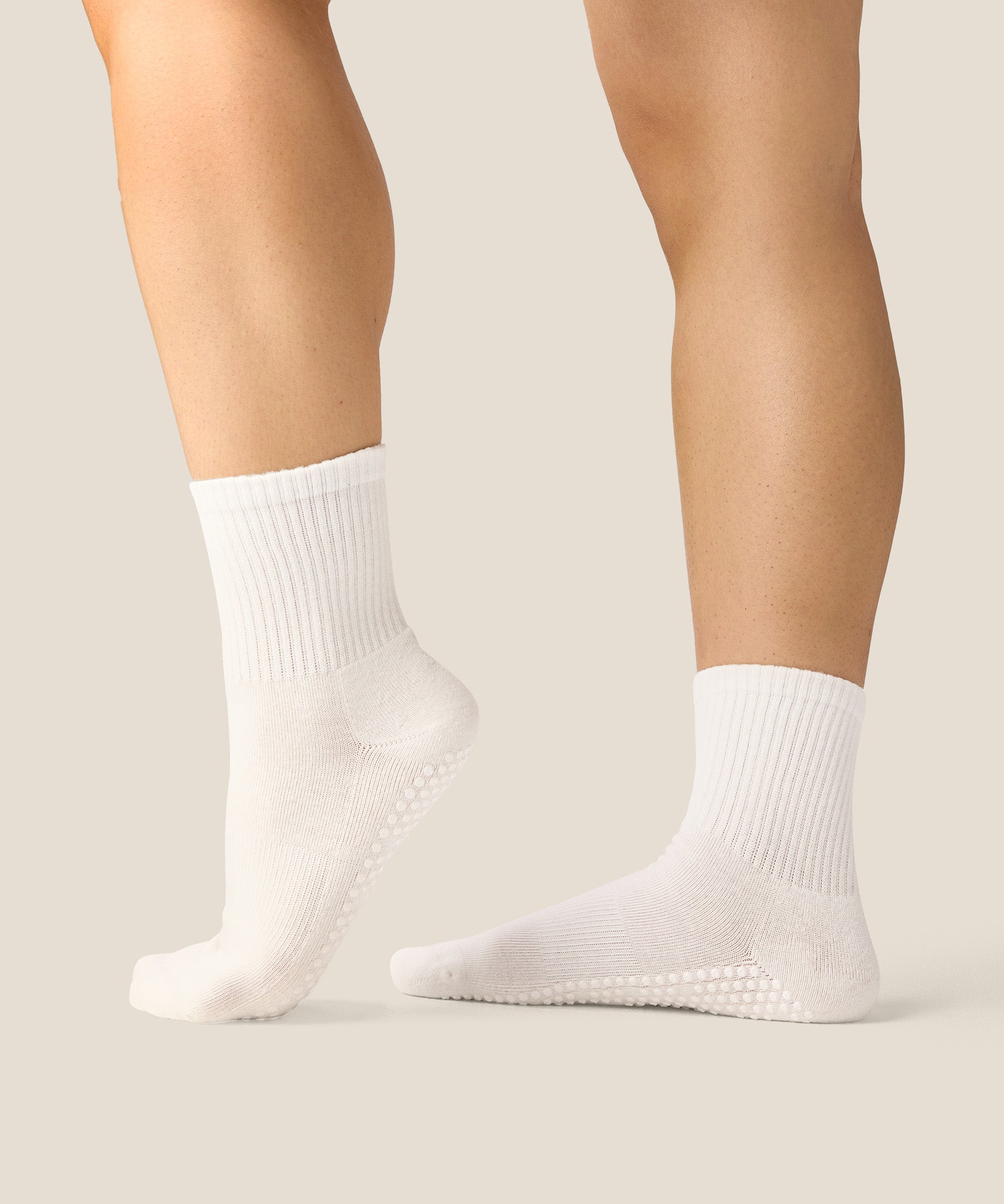 Crew Grip Socks - Ivory