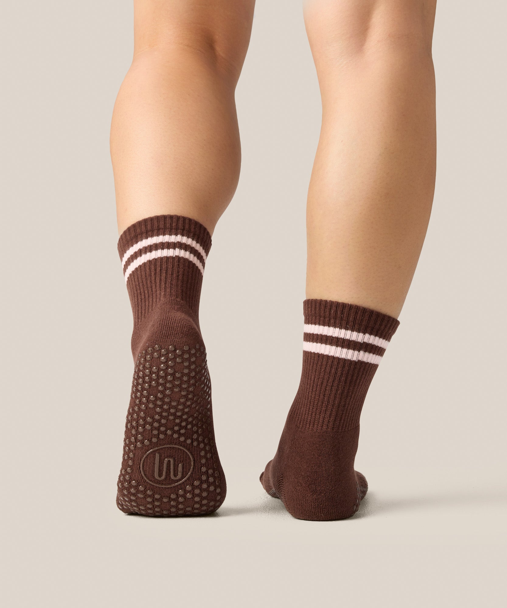 Crew Grip Socks - Sporty Stripe Espresso