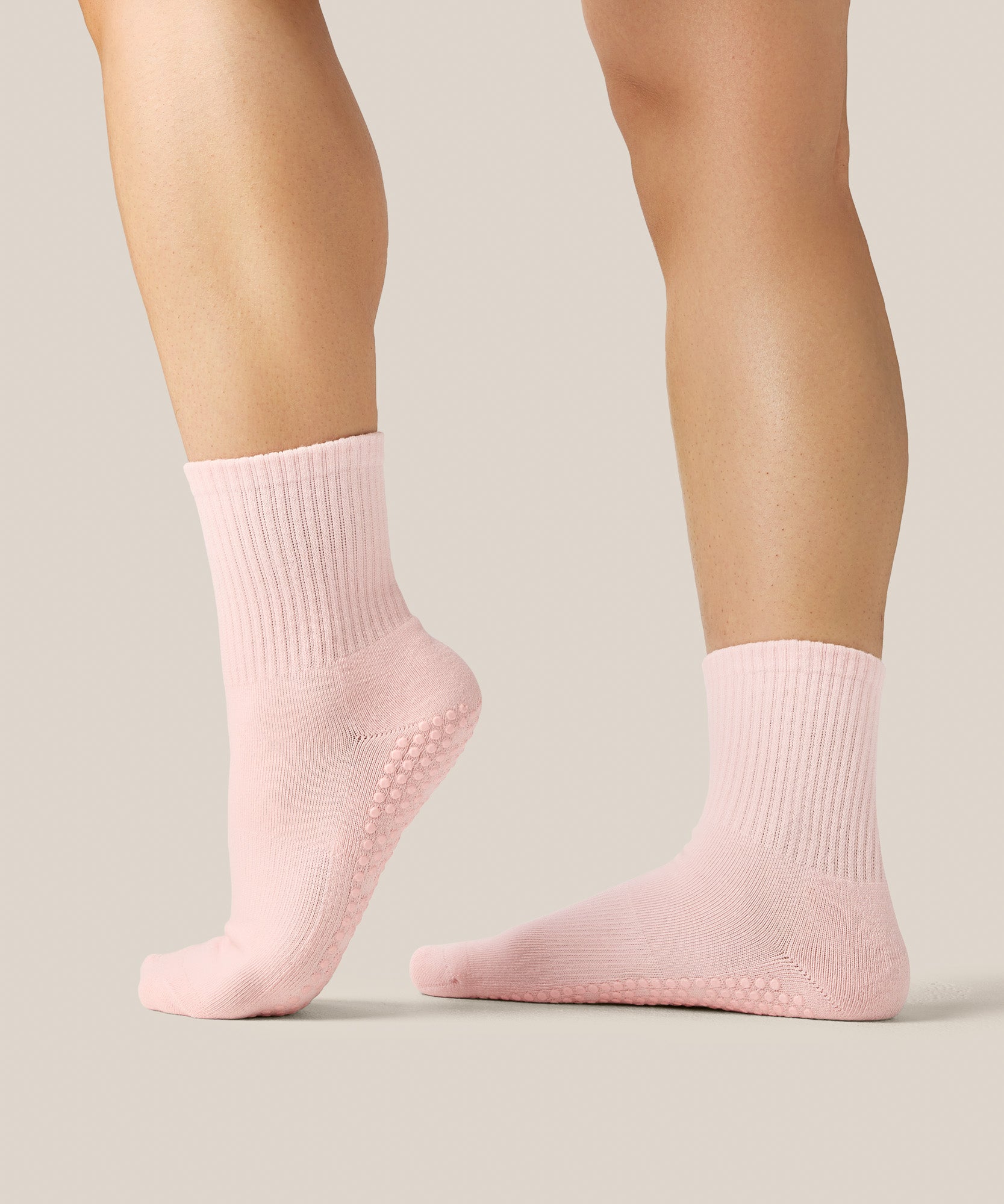 Crew Grip Socks - Sweet Pink