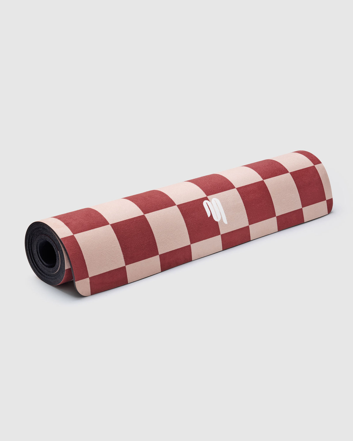 Microfibre Reformer Mat - Check Cabernet