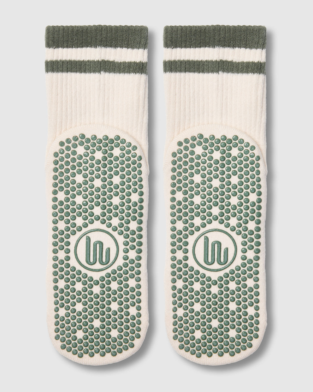 Crew Grip Sock - Retro Stripe Oat & Khaki