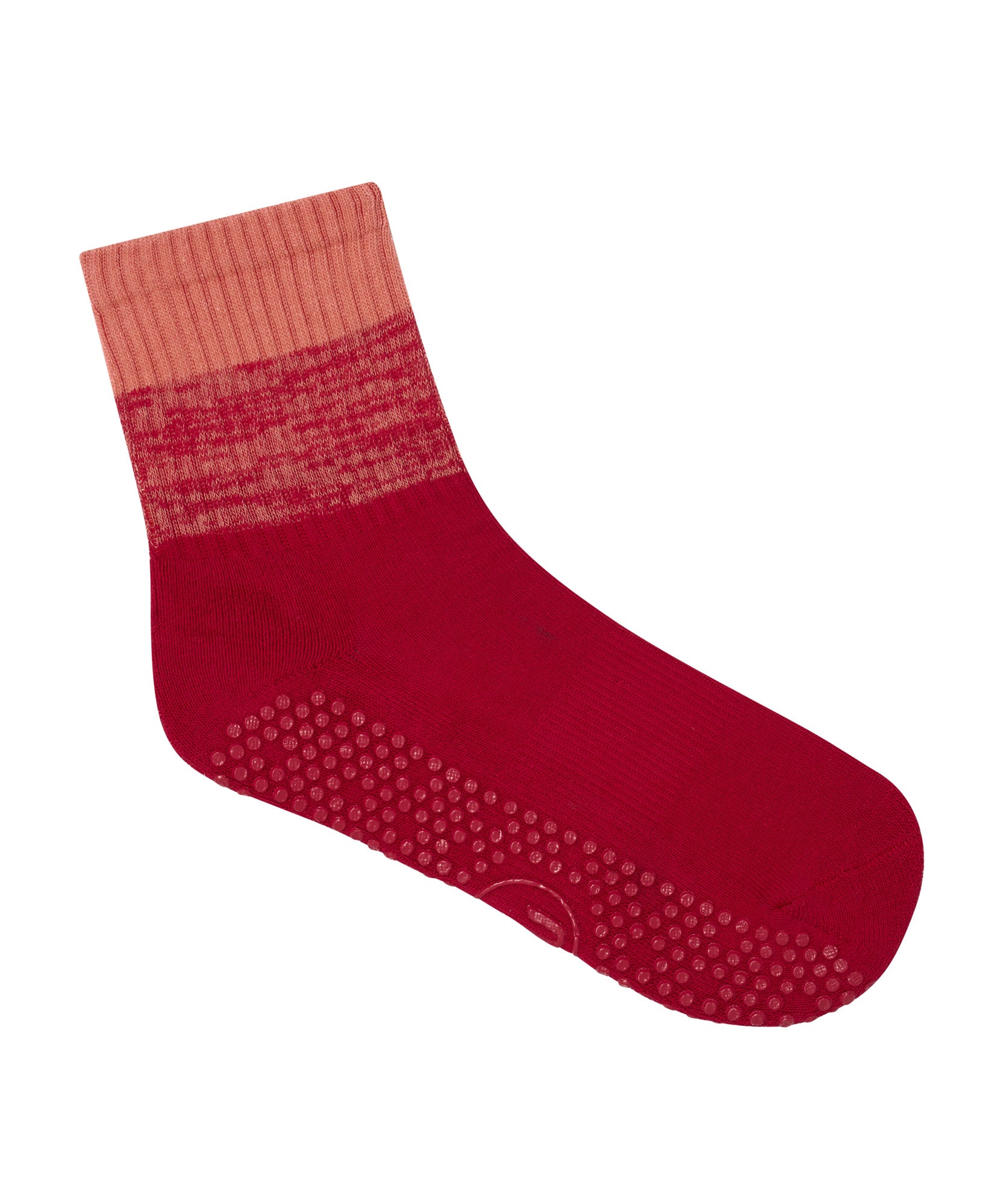 Crew Non Slip Grip Socks - Fade Banksia.