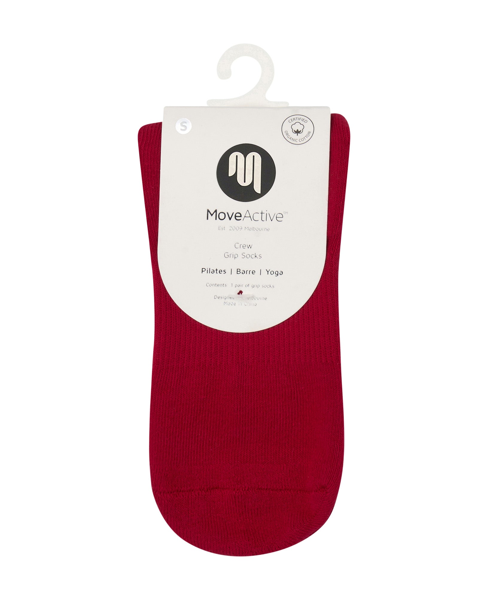 Crew Non Slip Grip Socks - Fade Banksia.