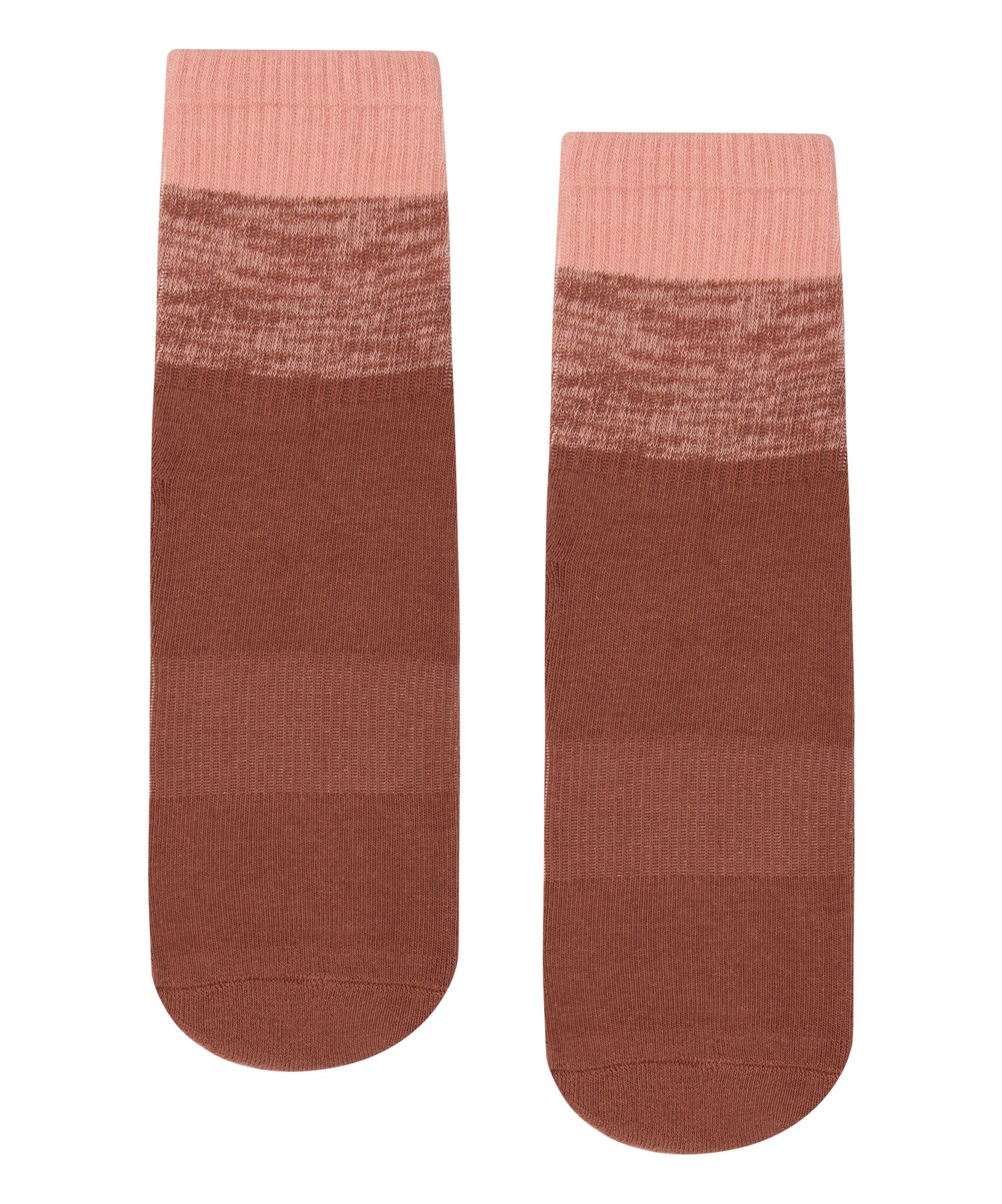 Crew Non Slip Grip Socks - Fade Red Earth.