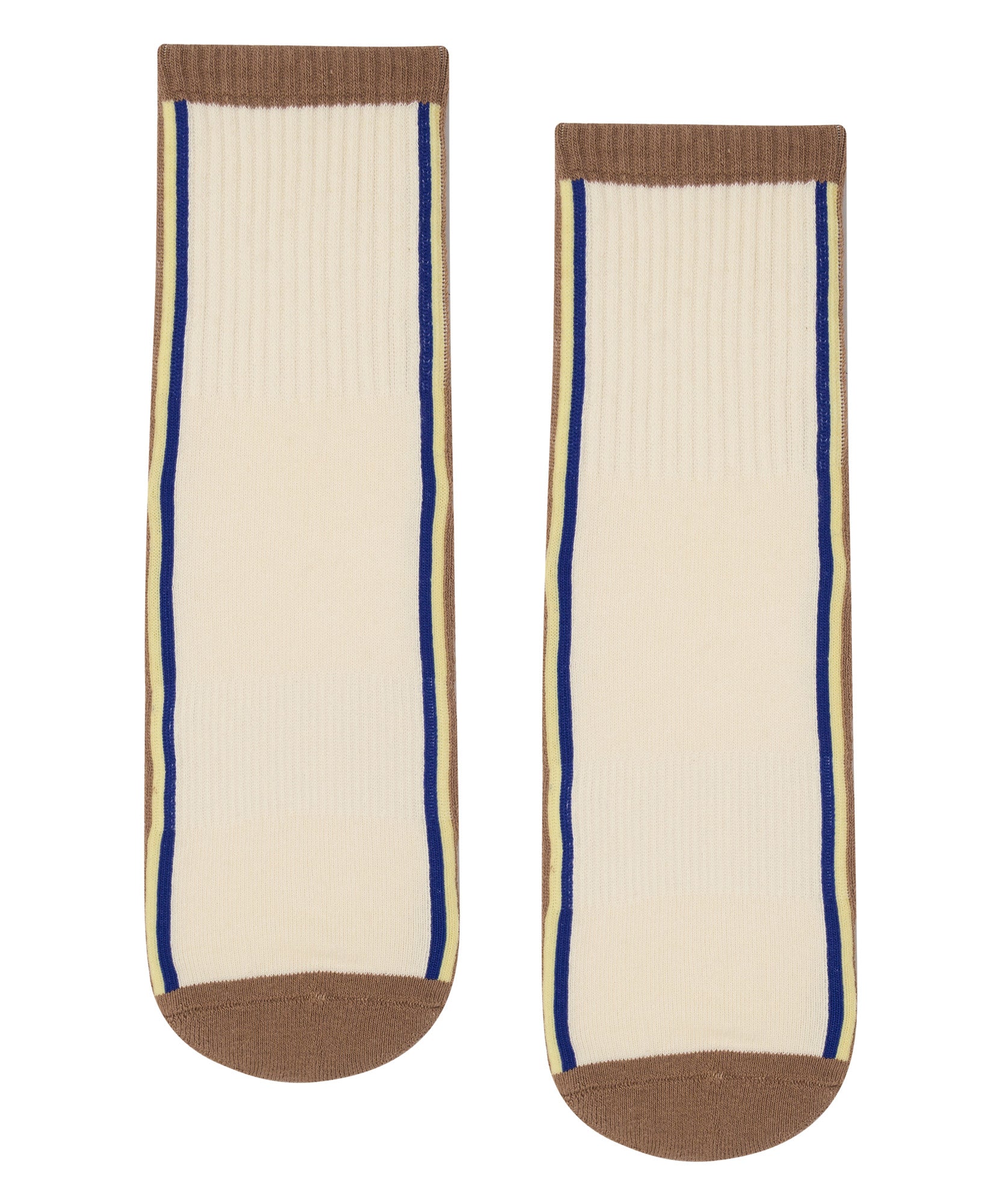 Crew Non Slip Grip Socks - Fluid Bark Brown.