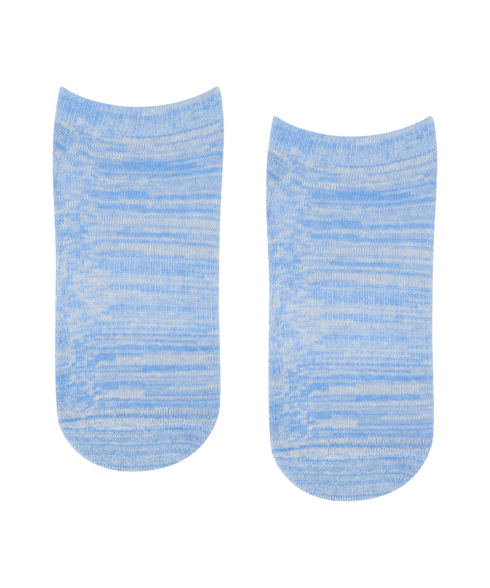 Classic Low Rise Grip Socks - Blue Heather.