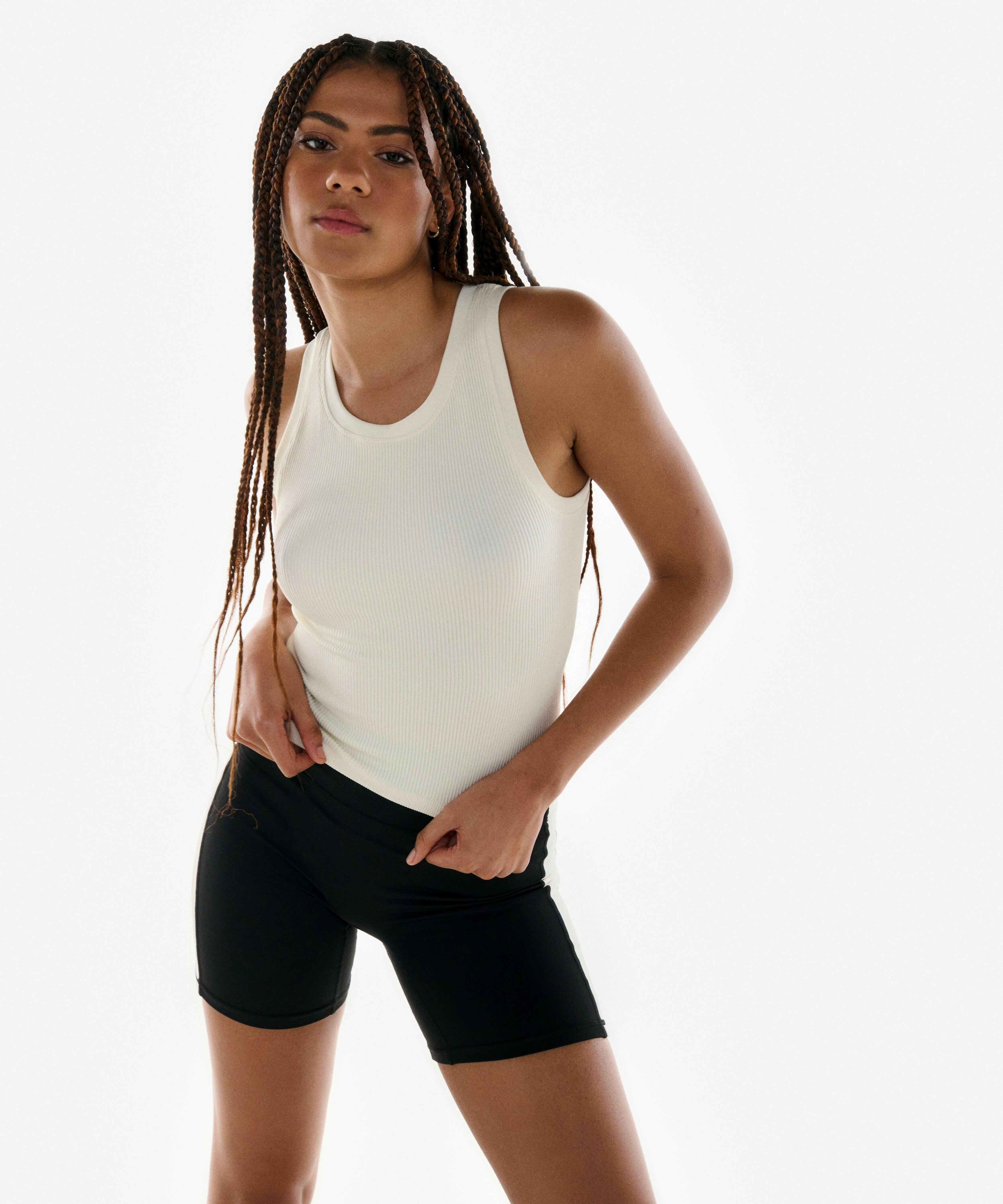 Essential Ribbed Tank.