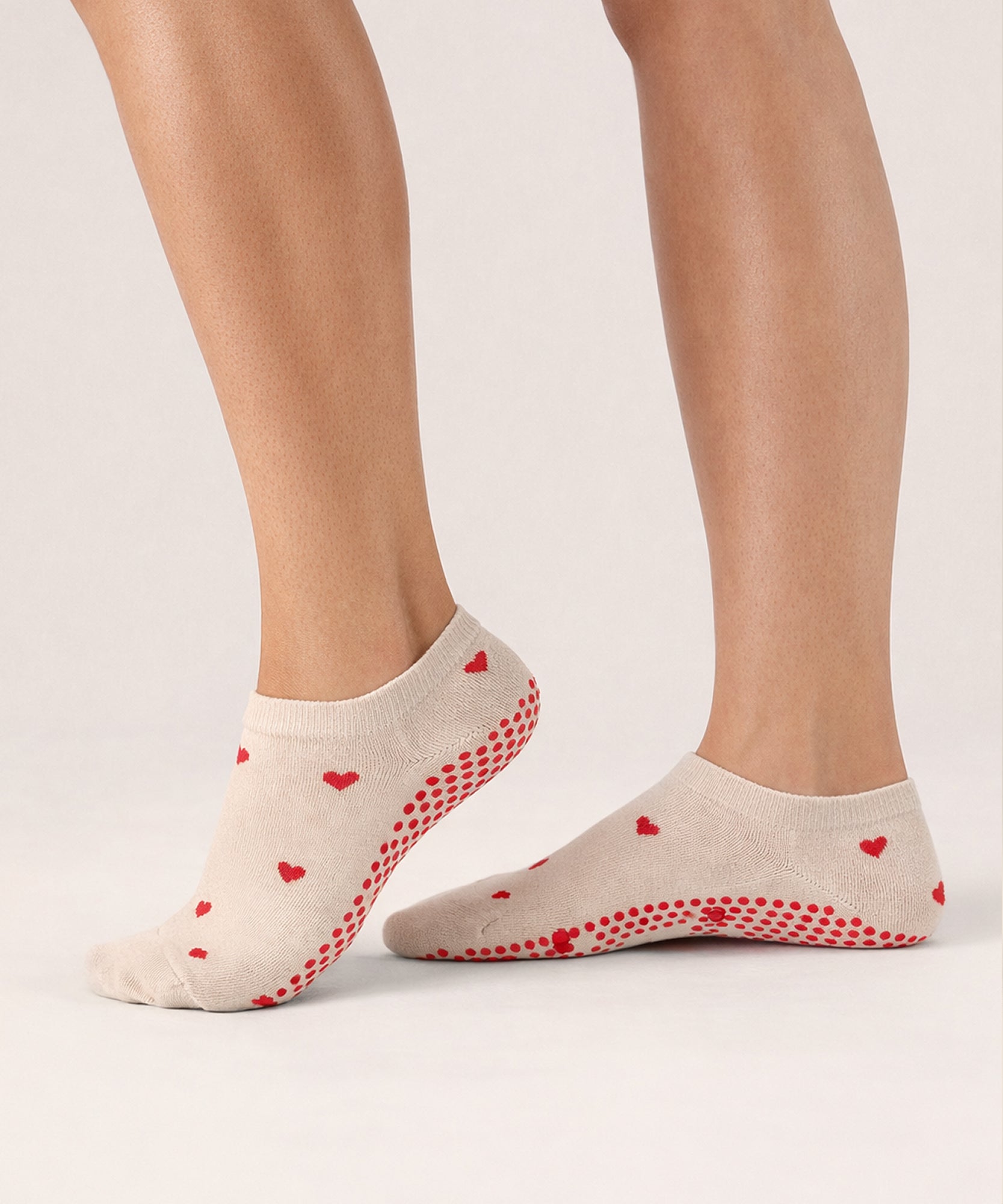 Low Rise Grip Socks - Love Me