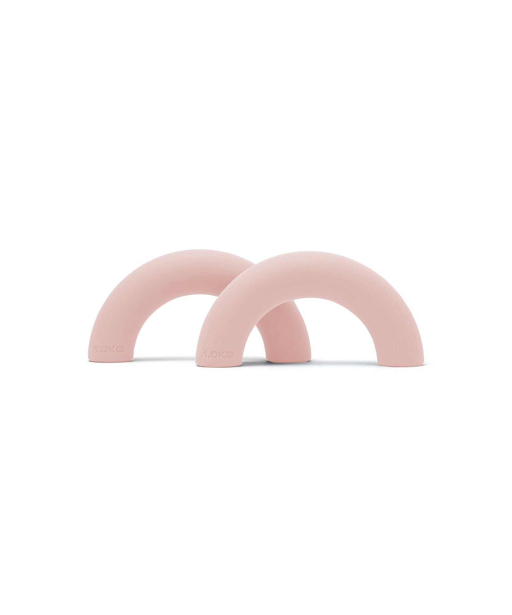 Curved Weight Bars - Soft Pink 1kg