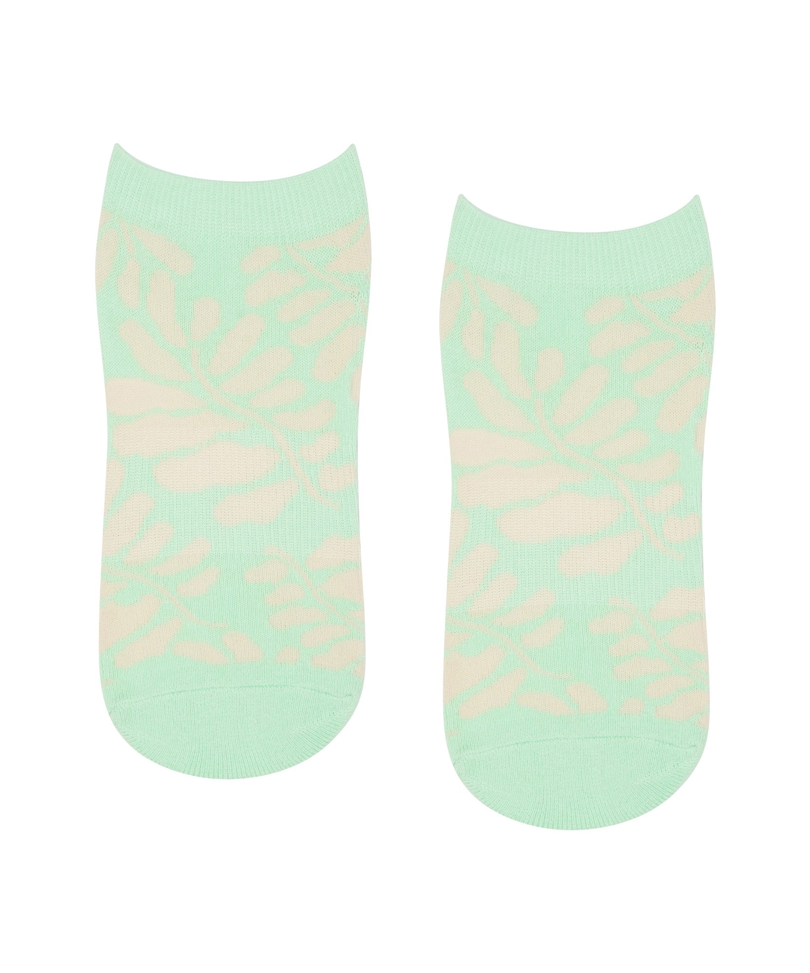 Classic Low Rise Grip Socks - Mint Canvas.