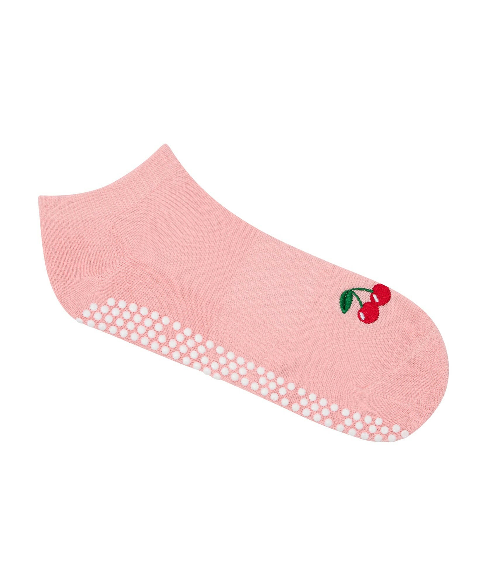 Classic Low Rise Grip Socks - Sweet Cherry