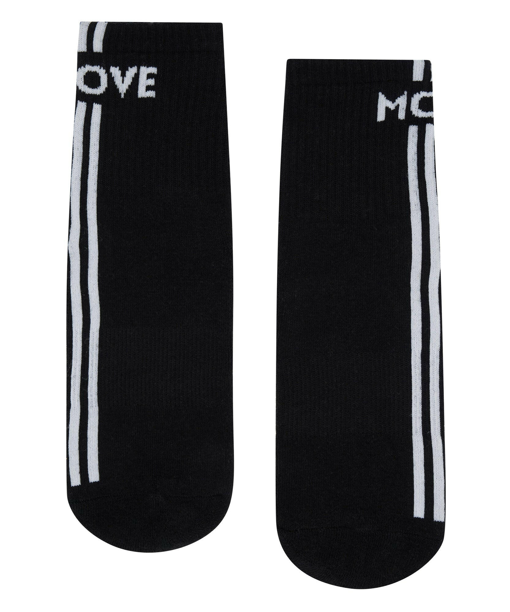 Crew Non Slip Grip Socks - Move Monochrome Stripes.