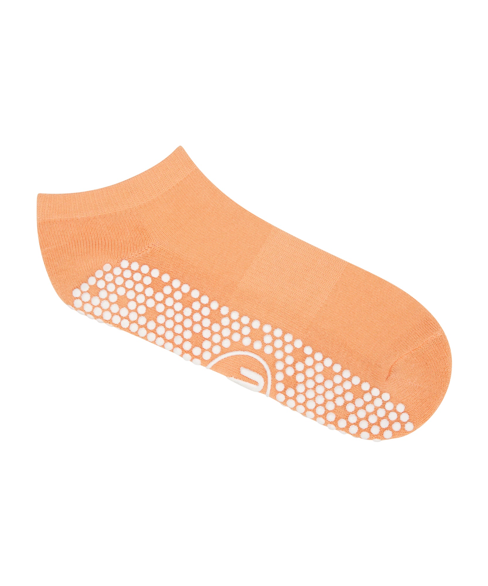 Classic Low Rise Grip Socks - Peach.