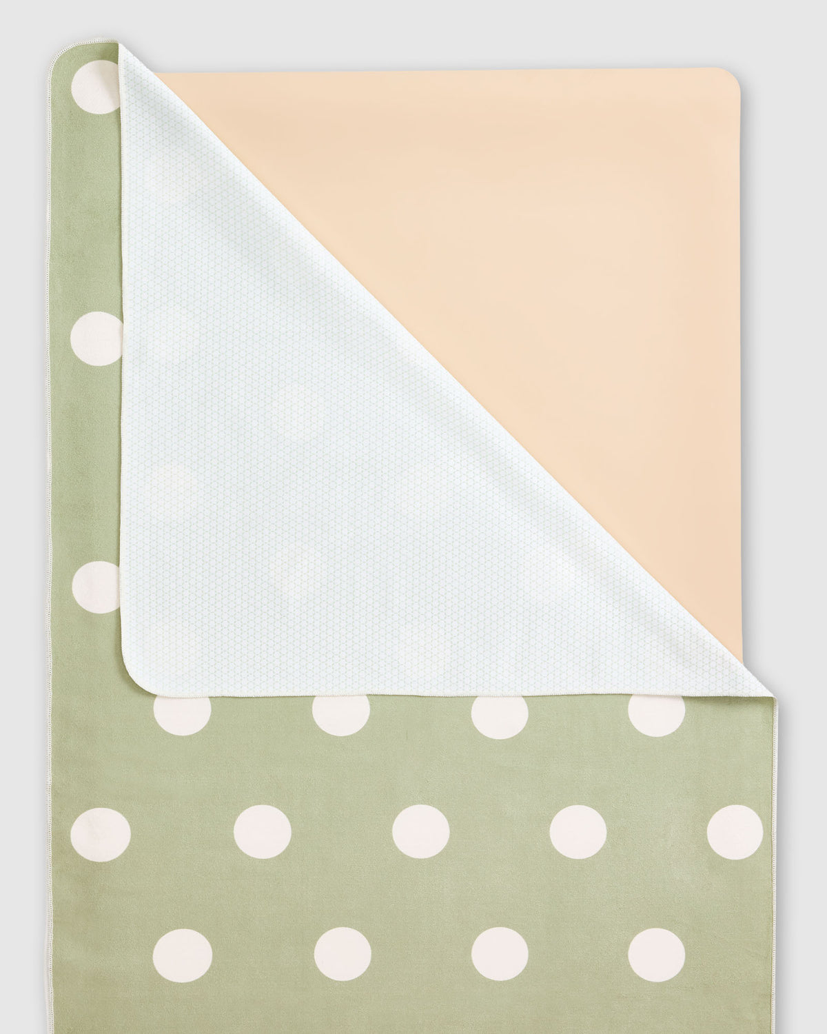Mat Grip Towel - Polka Dot Matcha