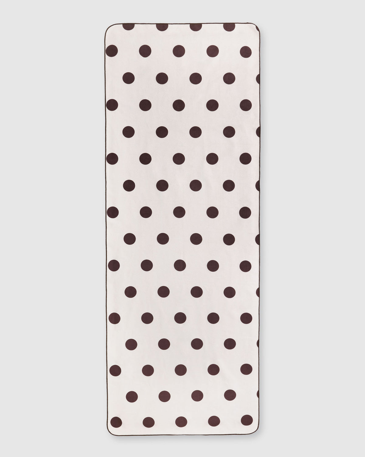 Mat Grip Towel - Polka Dot Espresso + Cream