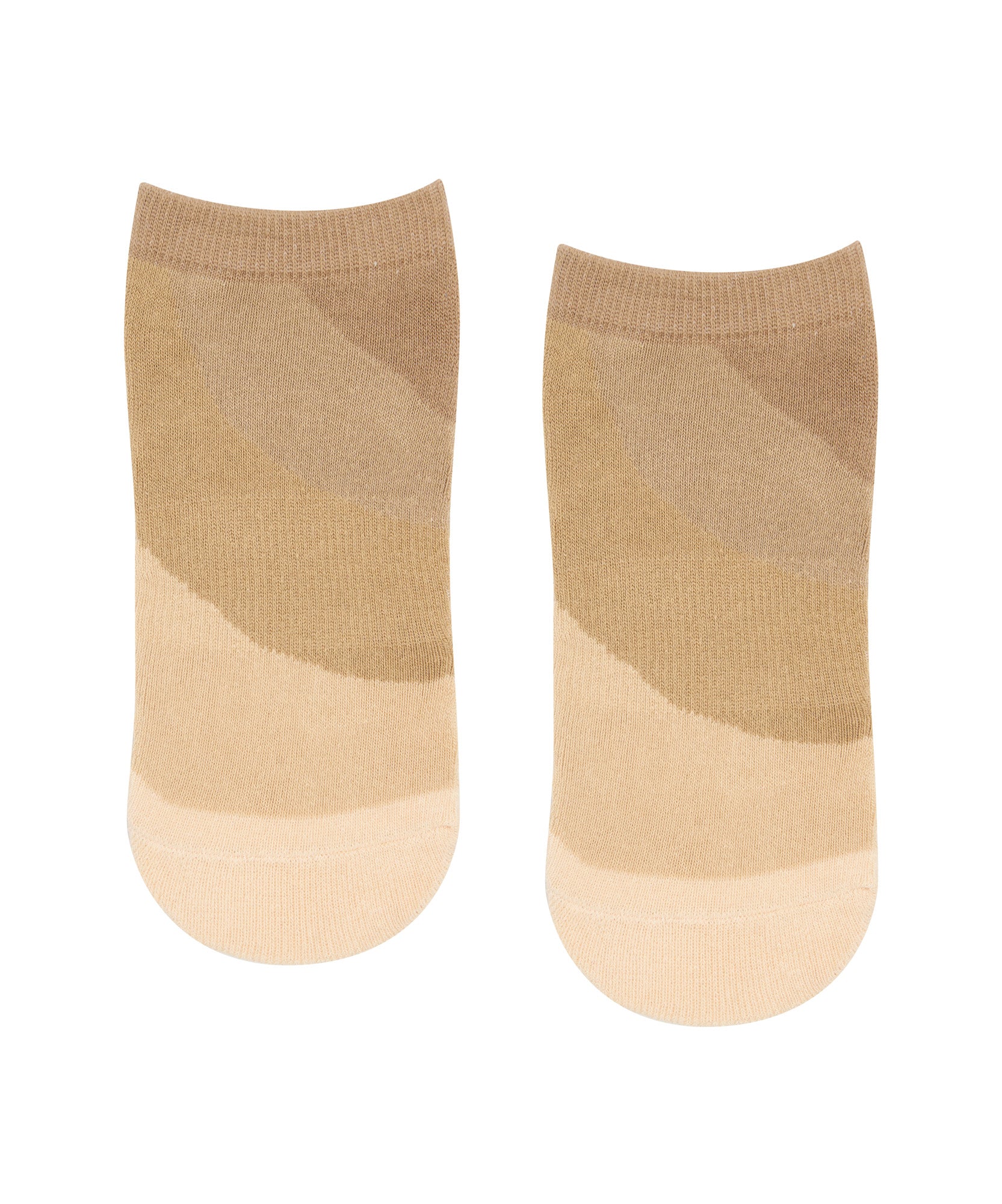 Classic Low Rise Grip Socks - Sand Stone.