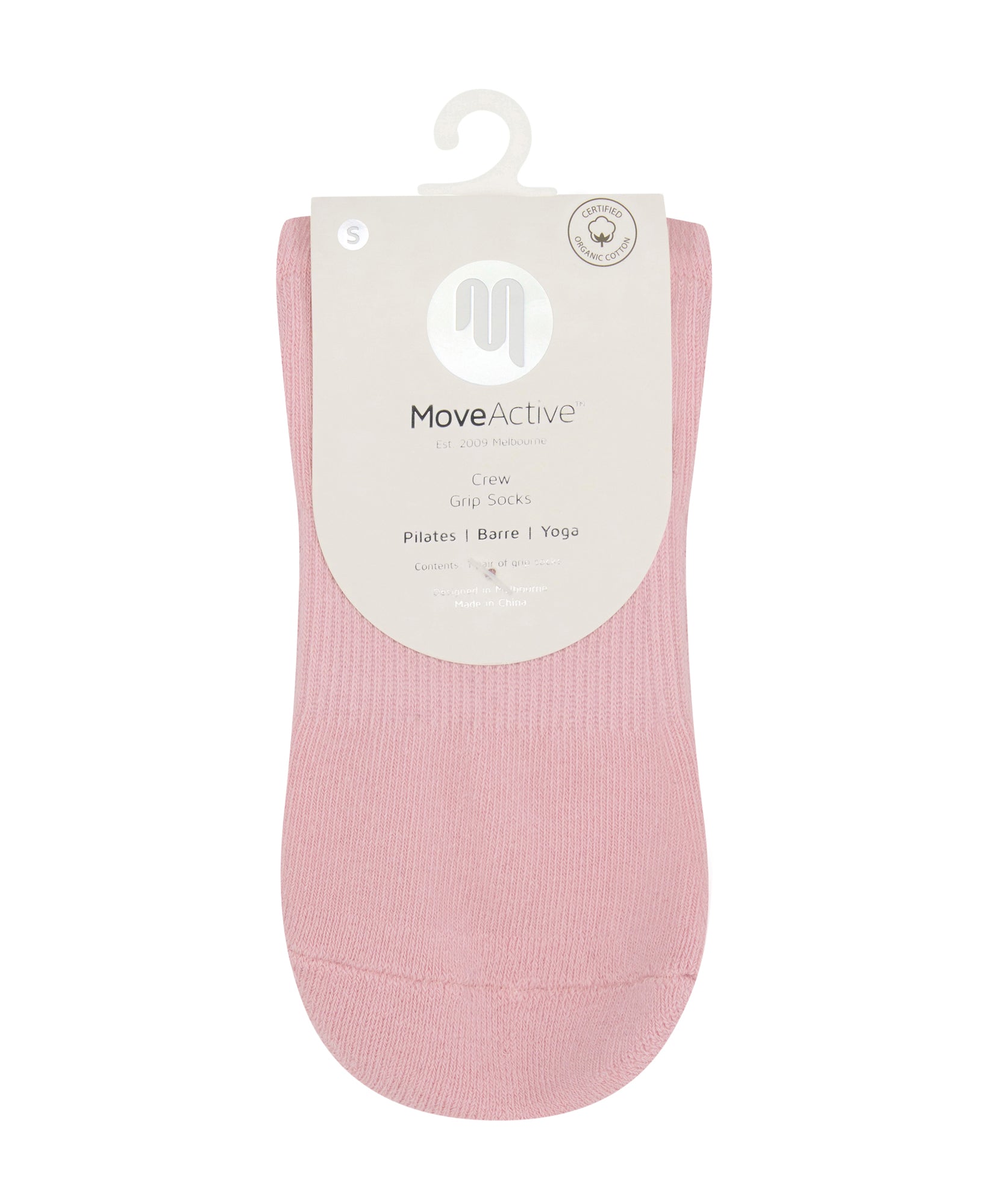 Crew Non Slip Grip Socks - Cupid's Kiss