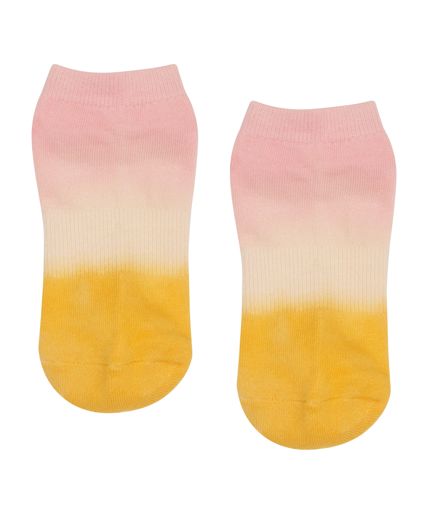 Classic Low Rise Grip Socks - Mimosa Sorbet Ombré.