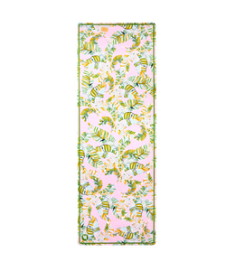 Luxe Eco Yoga Mat - Pink Leaf 'MoveActive X Jess Dodd'