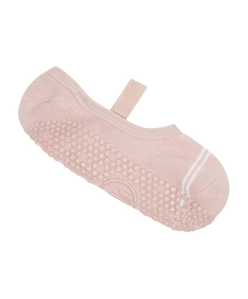 Ballet Non Slip Grip Socks - Pinstripe